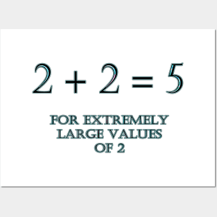 Funny One-Liner Math Joke Posters and Art